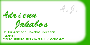 adrienn jakabos business card